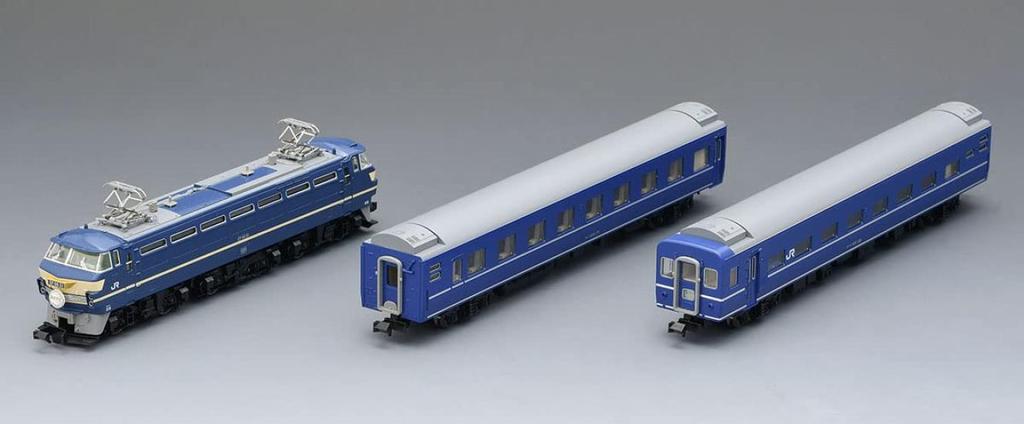 TOMIX N Gauge JR EF66 Type Blue Train Set 98388 Railway Model Electric Locomotive