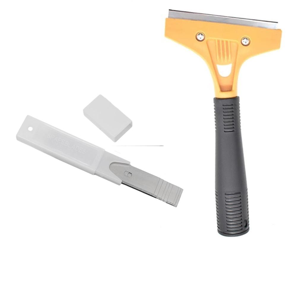 Floor Tiles Blades Scraper Glass Glue Stains 10pcs 7.87x4.13inch ABS Ceramic Tiles Cleaning Scraper Decoration Pollution Metal