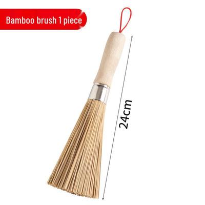 Wutuo Bamboo Pot Scrubber with Long Handle