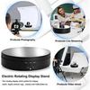 5.4 In Rotating Display Stand,360 Degree Motorized Turntable Display Stand for Photography Products and Shows 138mm Black,White