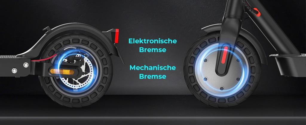 Electric scooter, foldable, street legal, 10-inch wheels, top speed 20 km/h, 36V 10AH, ABE certified, max range 40 km, max load 120 kg