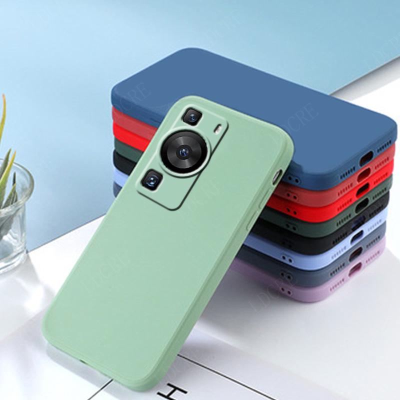 For Cover Huawei P60 Case For Huawei P60 P 60 Capa Purple Back Liquid Silicone Shockproof TPU Soft Case Huawei P60 Pro Fundas