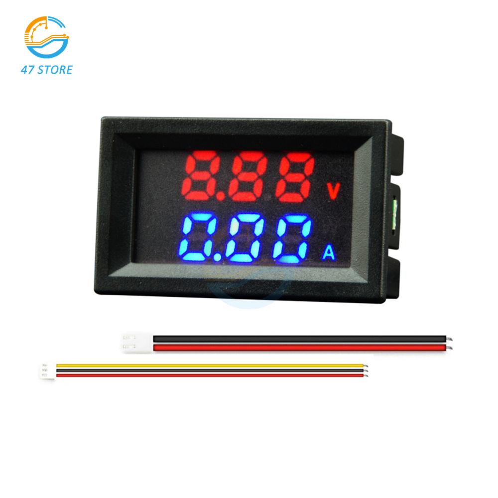 M430 DC 4-30V Voltage Current Power Meter 10A 50A 100A LED Digital Voltmeter Ammeter Current Meter Volt Tester Monitor Panel