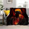 Classics Diablo Game Gamer Cartoon Blanket,Soft Throw Blanket for Home Bedroom Bed Sofa Picnic Travel Office Cover Blanket Kids
