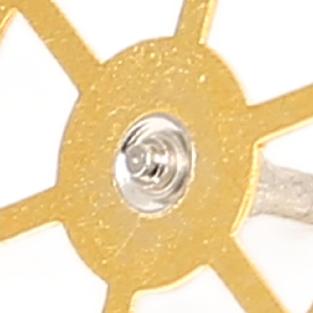 Kleine Größe Mittlere Rad Goldene Uhr Ersatzteile Uhrwerk Komponente Defekte Teile Ersatz