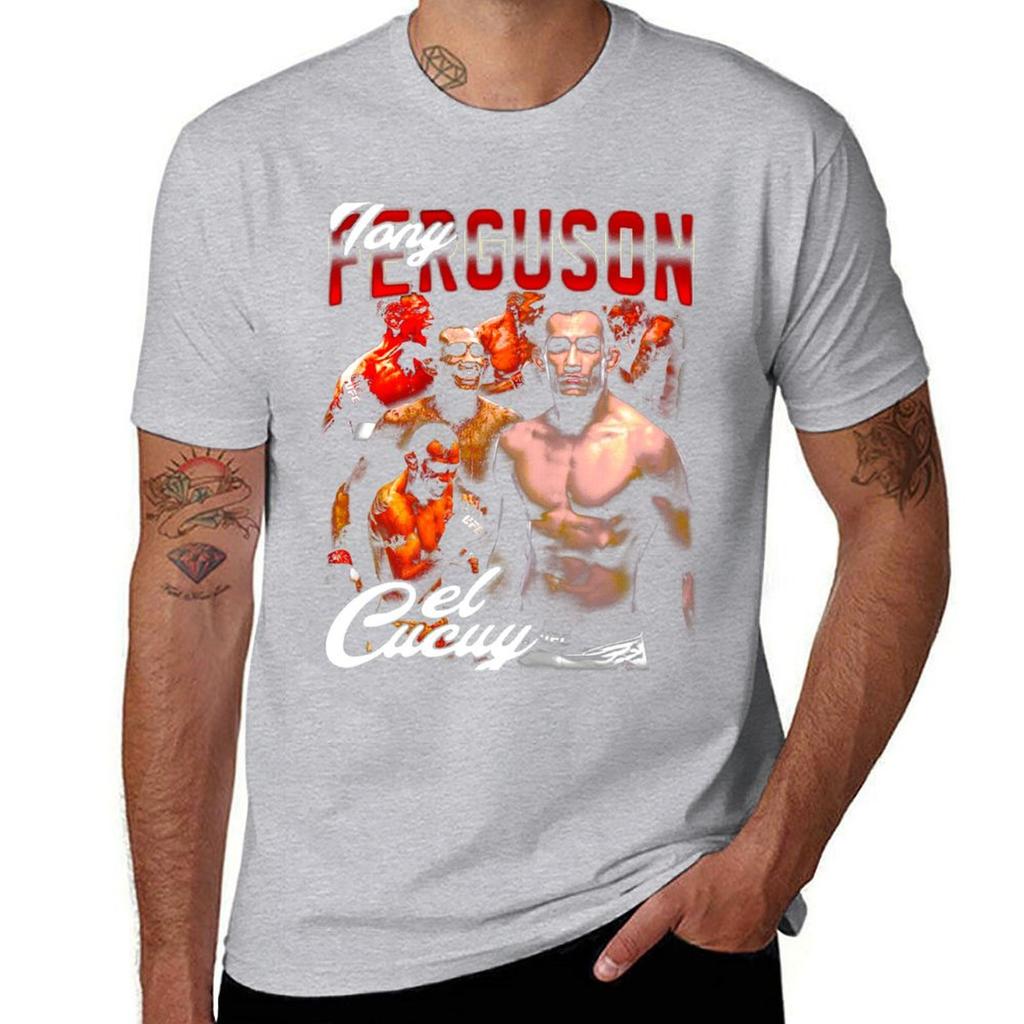 Tony Ferguson El Cucuy Vintage T-Shirt Custom T Shirt Graphic Tee Shirt Mens Workout Shirts