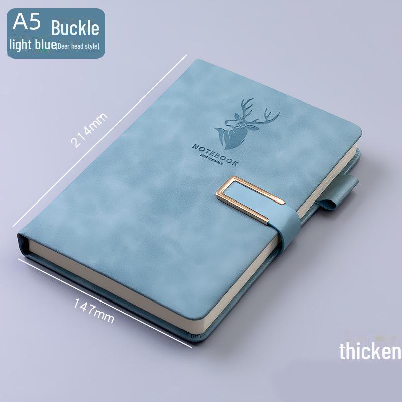 "Wenzhou A5 Buckle Notepad: Thick, High-Value Notebook Gift Box Set"