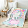 Feelyou Luxury D Aircraft Print Throw Blanket Perfect for Kids Teens Couch Bed Aviation Theme Sherpa Fleece x Inches