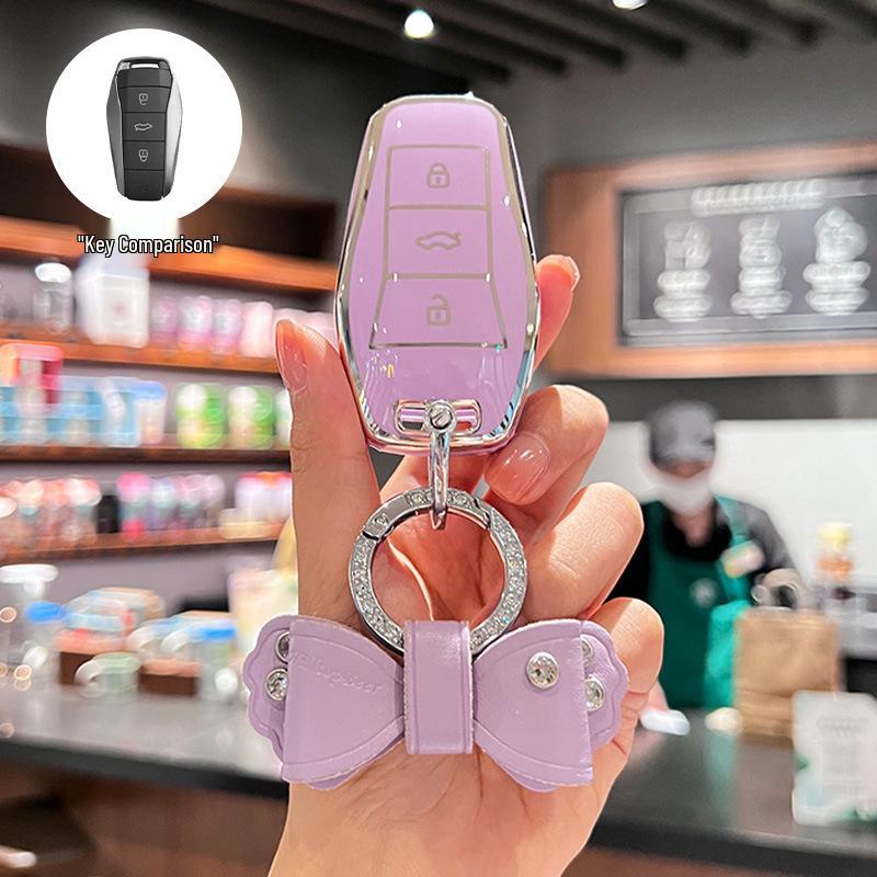 Women's Key Case for Volkswagen Sol E10X, Ai Pao, E50X Yao, X8 JAC, QX Models