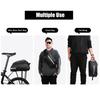 Multifunctional Bike Trunk Bag Polyester Bike Rear Seat Bag Waterproof Rear Rack Bag Shoulder Bag