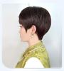 Sister Xia Short Curly Wig for Middle-Aged Women - Lightweight, Breathable, Natural Summer Style