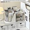 Desktop Acrylic Box Storage Pen Holder For Office Workstation