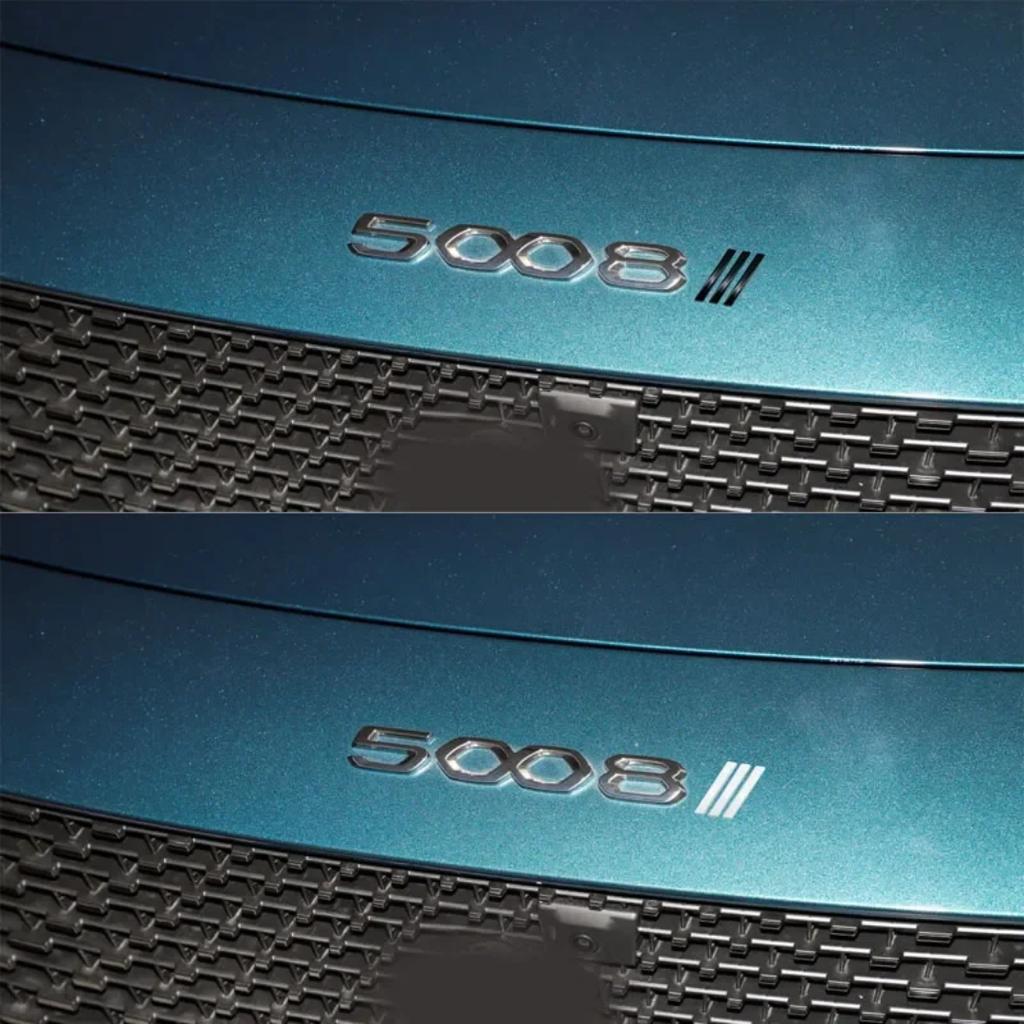 1pces Car 3D Metal Decorative Strips Decals Sticker For P/eugeot 308 408 508 206 207 3008 4008 5008 Car Trunk Body Badge Emblem Sticker
