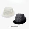 Hat Women's Autumn and Winter Korean Fashion Versatile Cotton Check Fisherman Hat Warm Temperament Versatile Short Brim Plush Basin Hat
