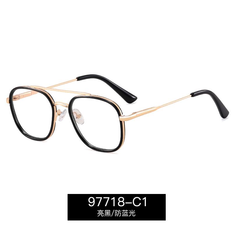 Presbyopic Glasses Man Metal Frame Ultralight Presbyopia Eyeglasses Double Bridges Business Eyewear Diopter 0 To +6.0
