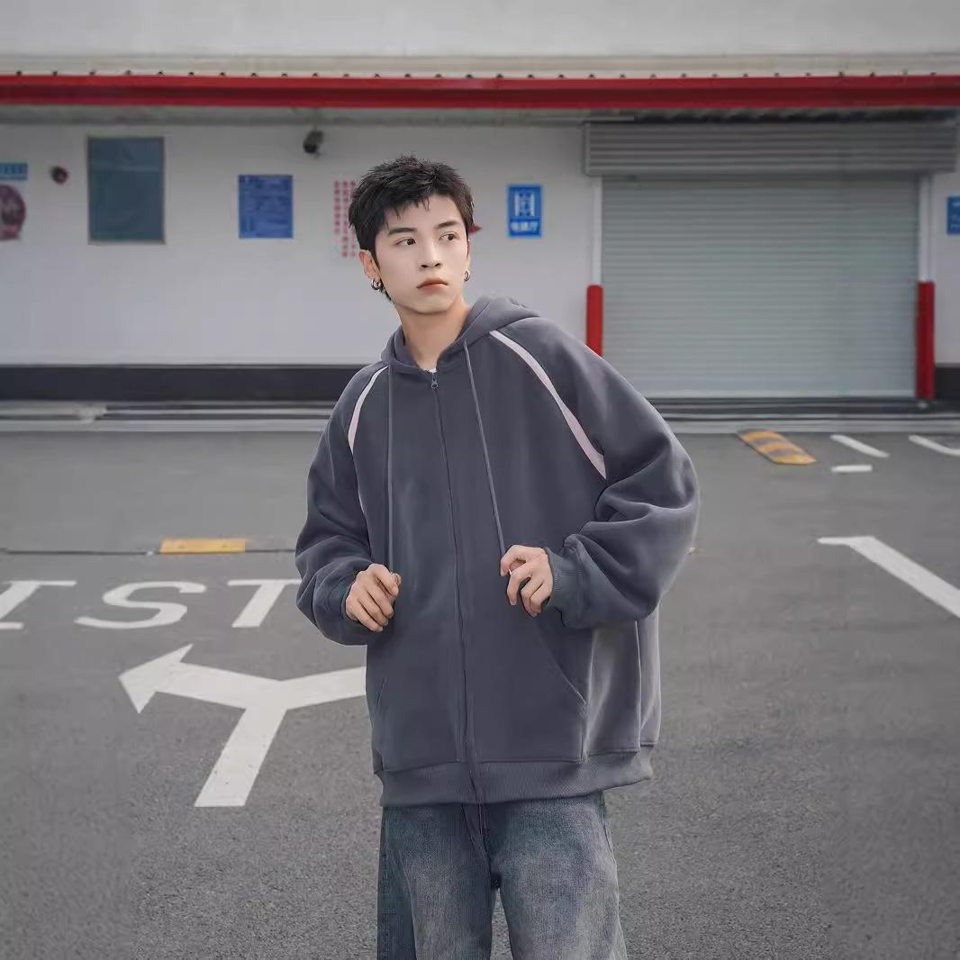 

Мужской осенний кардиган-жакет, универсальный повседневный спортивный топ XXXL