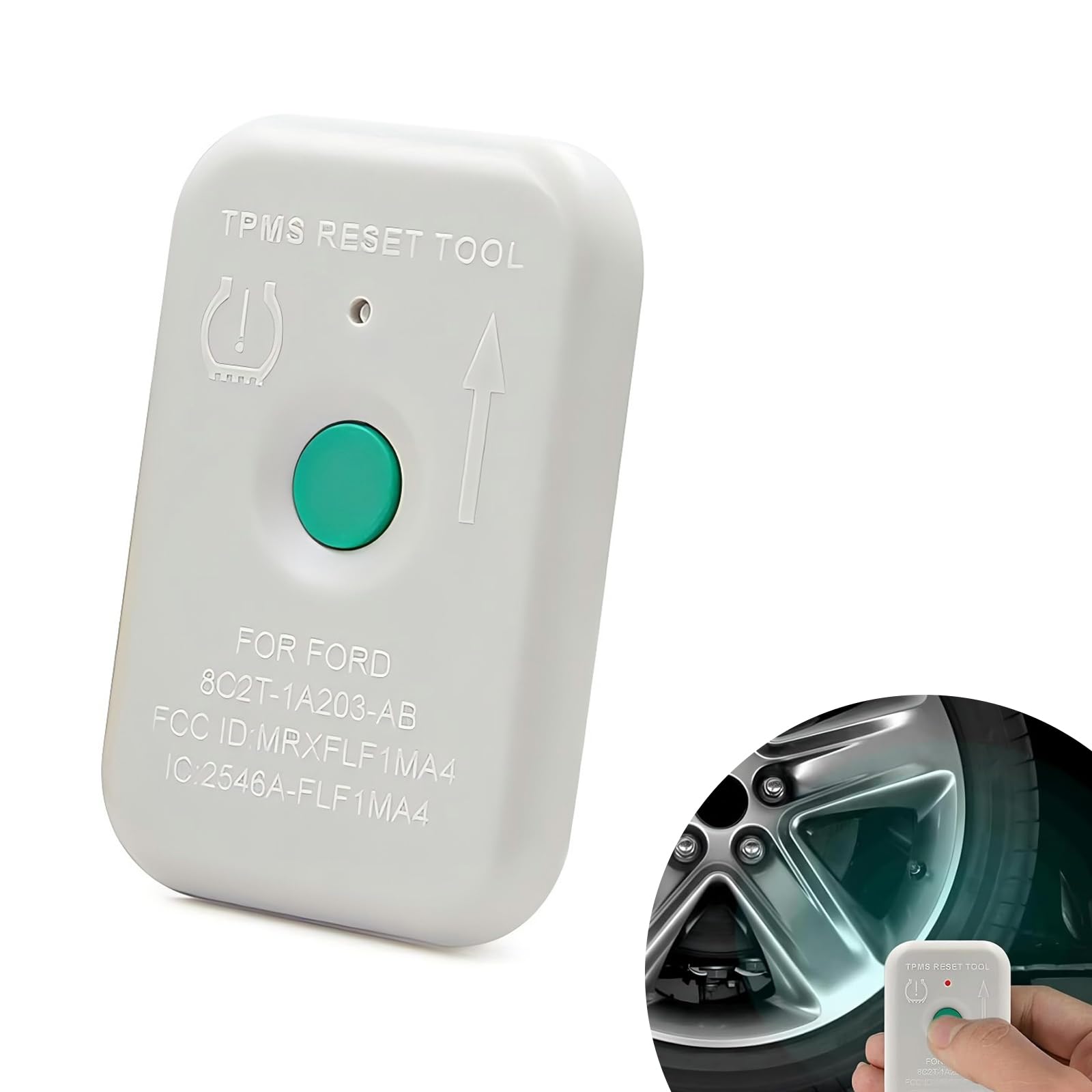 

leechio 1 Pcs Auto Tire Pressure Resetter OEM Part Number 8C2T-1A203-AB TPMS Reset Sensor белый