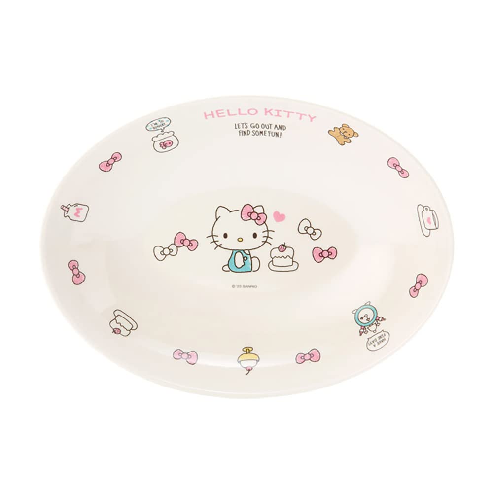 Sanrio Hello Kitty Melamine Curry Pasta Plate 836508 &