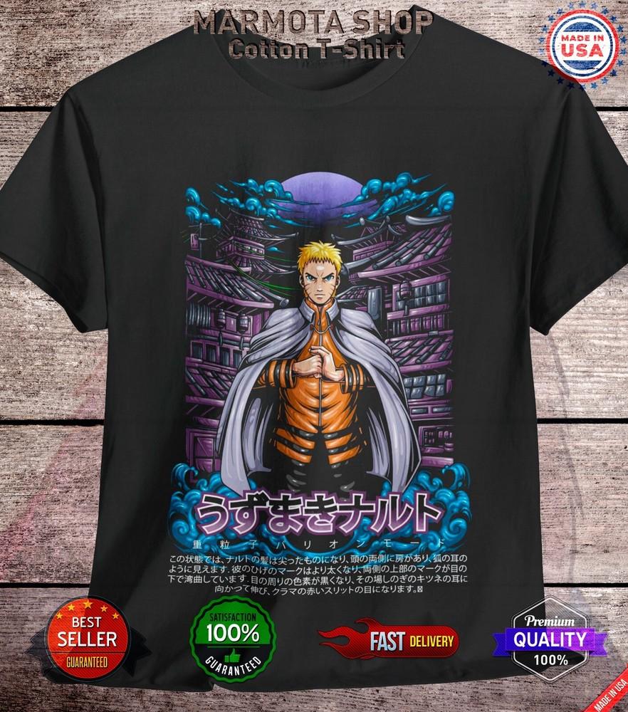 

Naruto Shirt Shippuden Uzumaki Hokage 7th Anime Unisex Tee T-Shirt All Size L