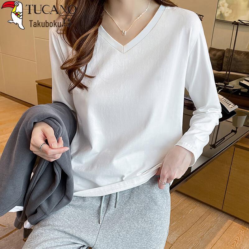 Women s Versatile Cotton Blend Long-Sleeve Top S