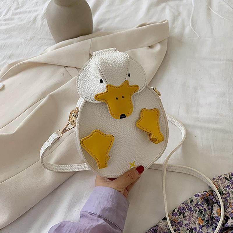Cartoon Duck Design Women Satchel Bags Lady Crossbody Sling Bag Handbags Cute Crossbody Bag Lovely Tote Bag Purses