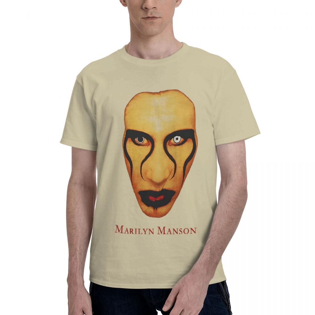 Marilyn Manson 4 100 Cotton Casual Breathable Confortable Cute Designer Clothes Men Funny Gifts