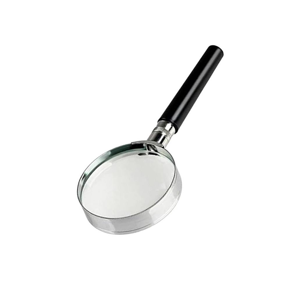 Senior Friendly Handheld Magnifying Glass Antislip Handle 5 Size Lens Option Perfect For Books Stamps Hobbies