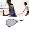 Squash Racket Carbon Aluminium Alloy Integrated Lightweight Sports Beginner Squash Racket Set for Gym School Playgrounds Blue
