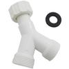 Reliable Y Piece Splitter Connector Y Shape Connector 3/4 Thread Durable for Washing Machine & Dishwasher for Most Pipes