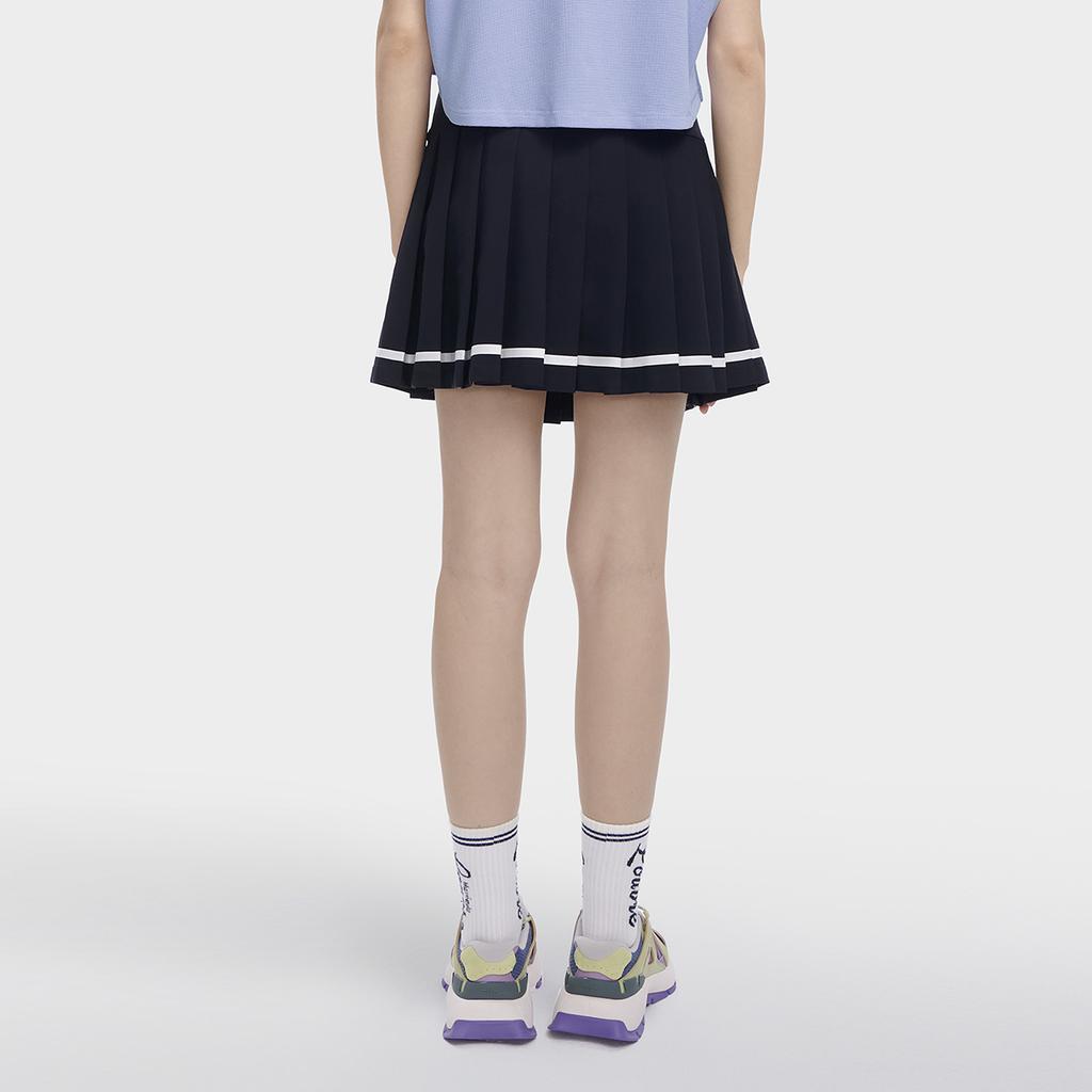 Fila Logo Loose Letter Print High Waist Casual Skirt Women Skirts Legendary-Blue F11W329313F-NV