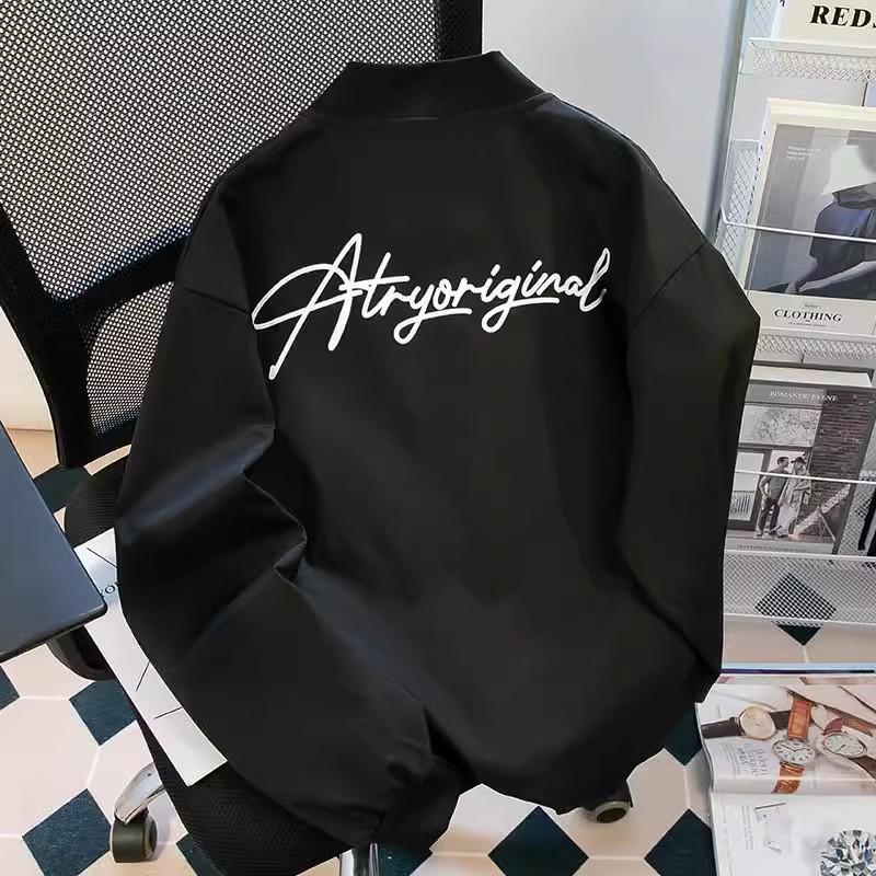 Men's Oversized High Street Baseball Bomber Jacket - Spring/Autumn Trend