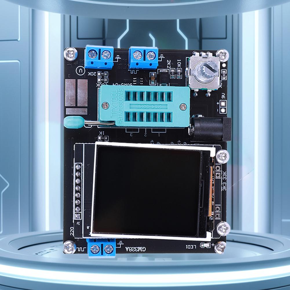 GM328 Transistor Tester LCR Diode Capacitance ESR Voltage Frequency Meter PWM GM328A Diode Cap ESR Volt Freq Meter Type-C Charge