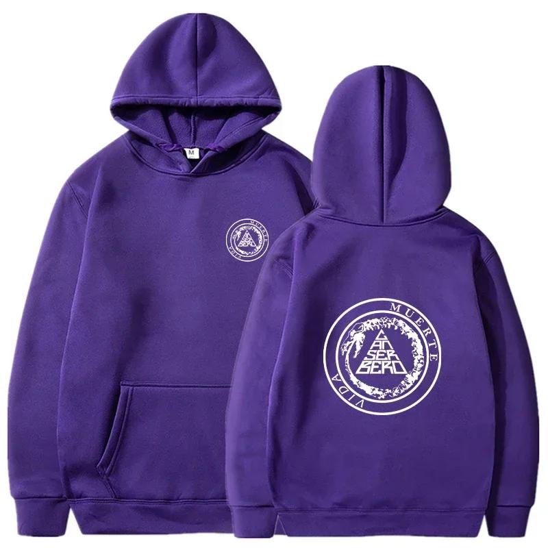 Canserbero Hoodies Women Men Long Sleeve Hooded Sweatshirts Unisex Cool Casual Streetwear Y2K Street Fashion Clothing