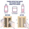 10/1Pcs Silicone Tattoo Practice Skin Blank Microblading Eyebrow Fake Skin Double-Sided for Permanent Tattoo Makeup Tools