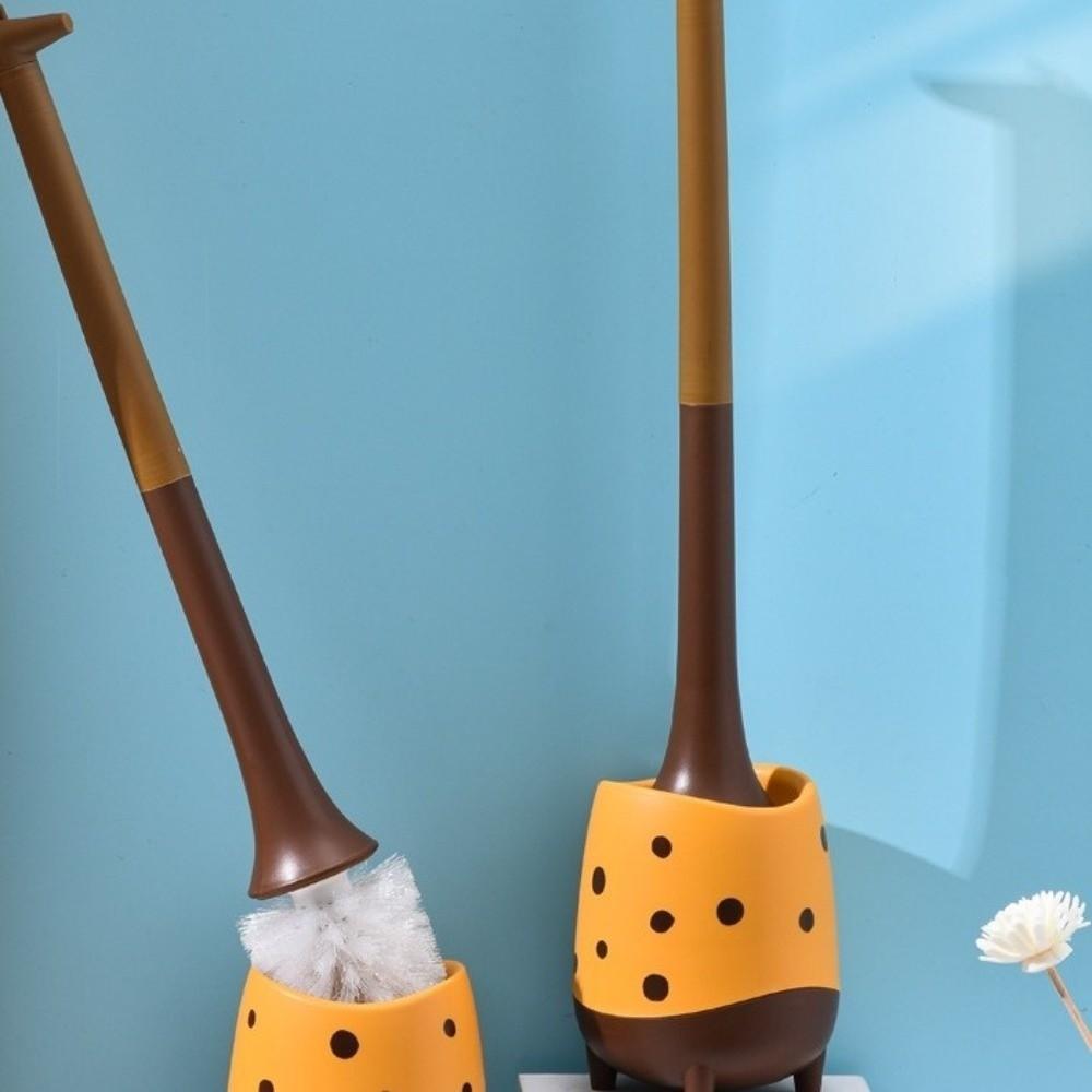 Cartoon Long Handle Brush Plastic Toilet Cleaning Brush Bathroom Cleaning Toilet Brush Bathroom