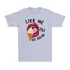 Lips Lick Me Till Ice Cream Funny Pun Ice Cream Novelty Unisexs TShirt