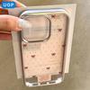 Simple Full Screen Cherry Bow Phone Case for iPhone 17 16e 16 15 14 13 12 11 Pro Max X XR Air Plus Luxury Clear Soft Back Cover