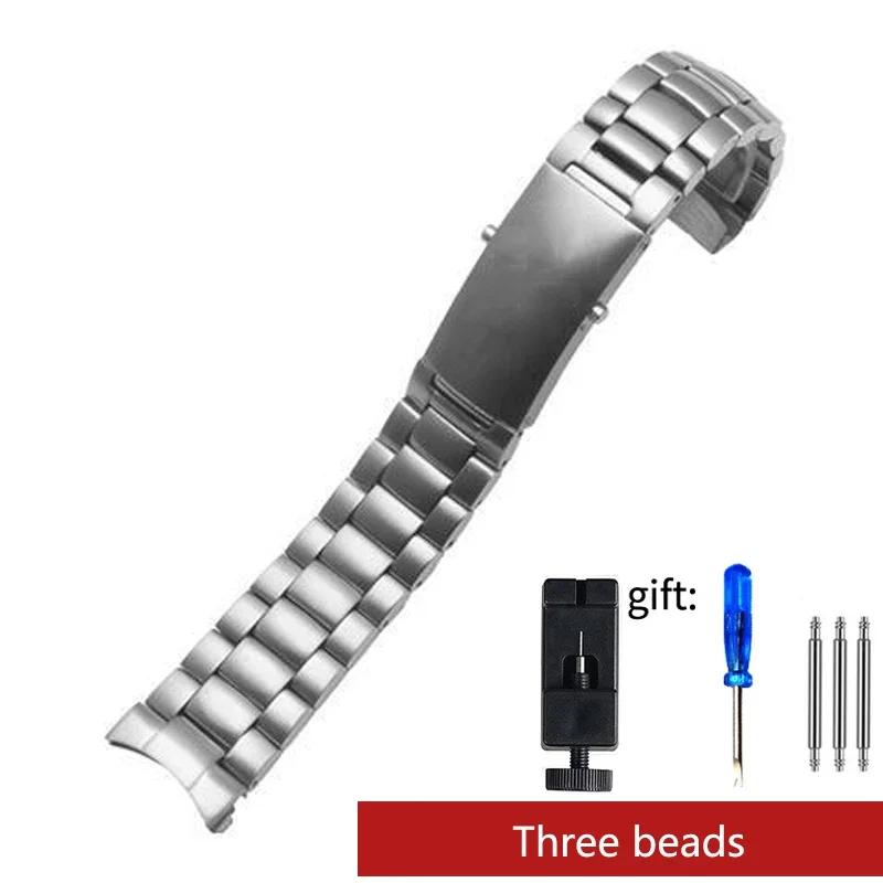 18mm20mm22mm Quality 316L Silver Stainless Steel Watch Bands Strap Accessories For Omega Seamaster Speedmaster Planet Ocean Belt