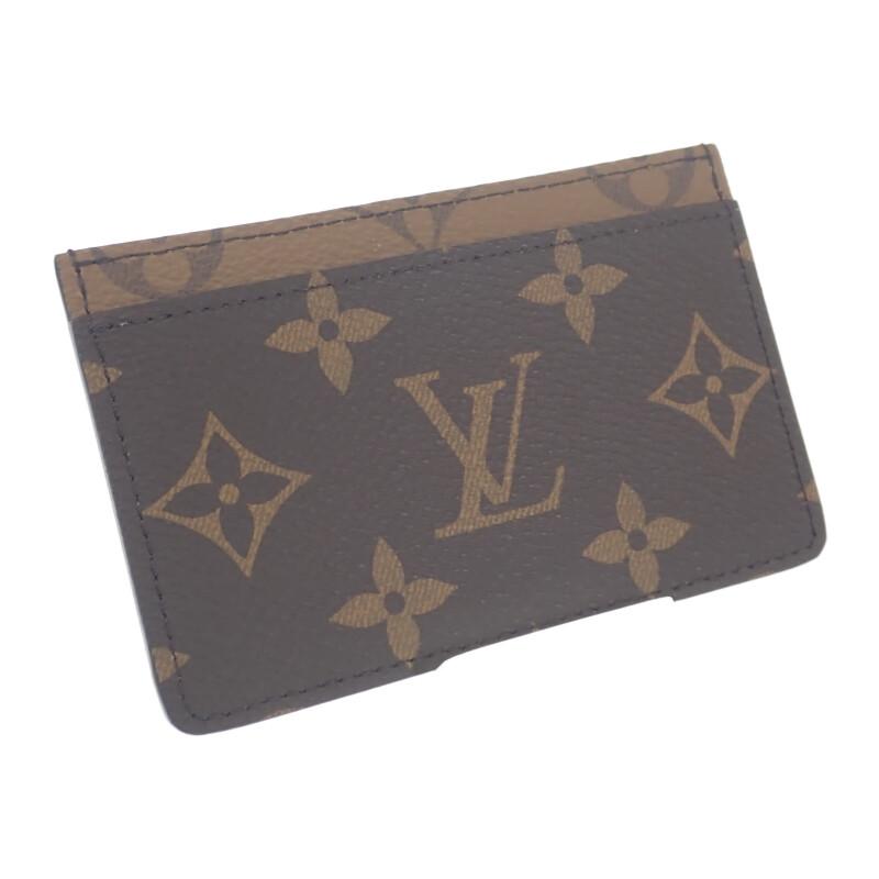 LOUIS VUITTON  M69161 Monogram Card Case Brown mens