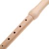 C Key Descant Recorder for Kids with Cleaning Rod Black Storage Bag, Wood Color