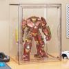 Pop Mart Transparent Acrylic Display Stand: Dustproof Magnetic Storage Box for Figures