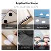 Double Sided Adhesive Hook and Loop Tape Square/Round Self-Adhesive Carpet Pad  Sofa Mat