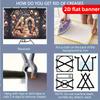2D background cloth 1pc rose gold 40 year old gift theme birthday party background cloth polyester background decoration banner