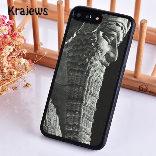 Lamassu Assyrian Winged Lion Phone Case Cover For iPhone 17 Air 16 15 14 plus 12 13 pro max Fundas