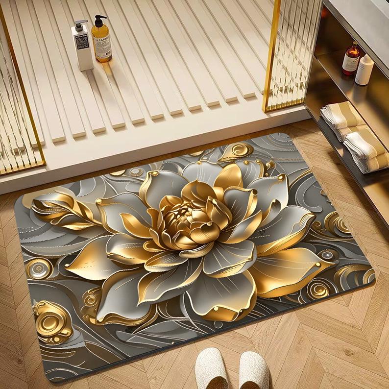 Neue Diatomeen-Schlamm Badezimmer Anti-Rutsch Saugmatte