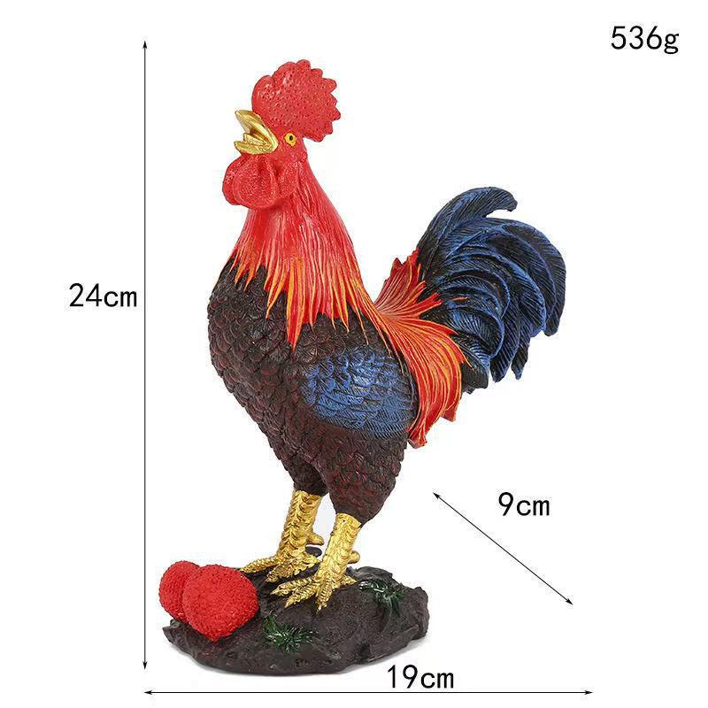 Internet Celebrity Rooster Decorative Ornaments for Home Entrance 24x19x9
