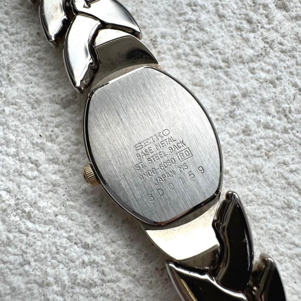 Used [New Battery] SEIKO Vintage Dress Watch Combi Ladies Watch