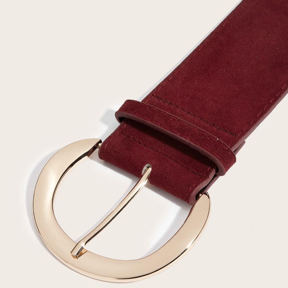 Luxury Design Pin Buckle Waistband Maillard Styles Trouser Dress Belts Business Waist Strap  Gifts