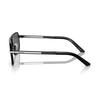 Prada Irregular Shape Sunglasses With Decorative Temples Men Sunglasses Black PRA53S1BO5S0
