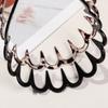 3PCS Headbands Non Slip Fashion Plastic Headbands with Teeth Loop Hair Accessory for Women Men Teen Girls Hair Decorations